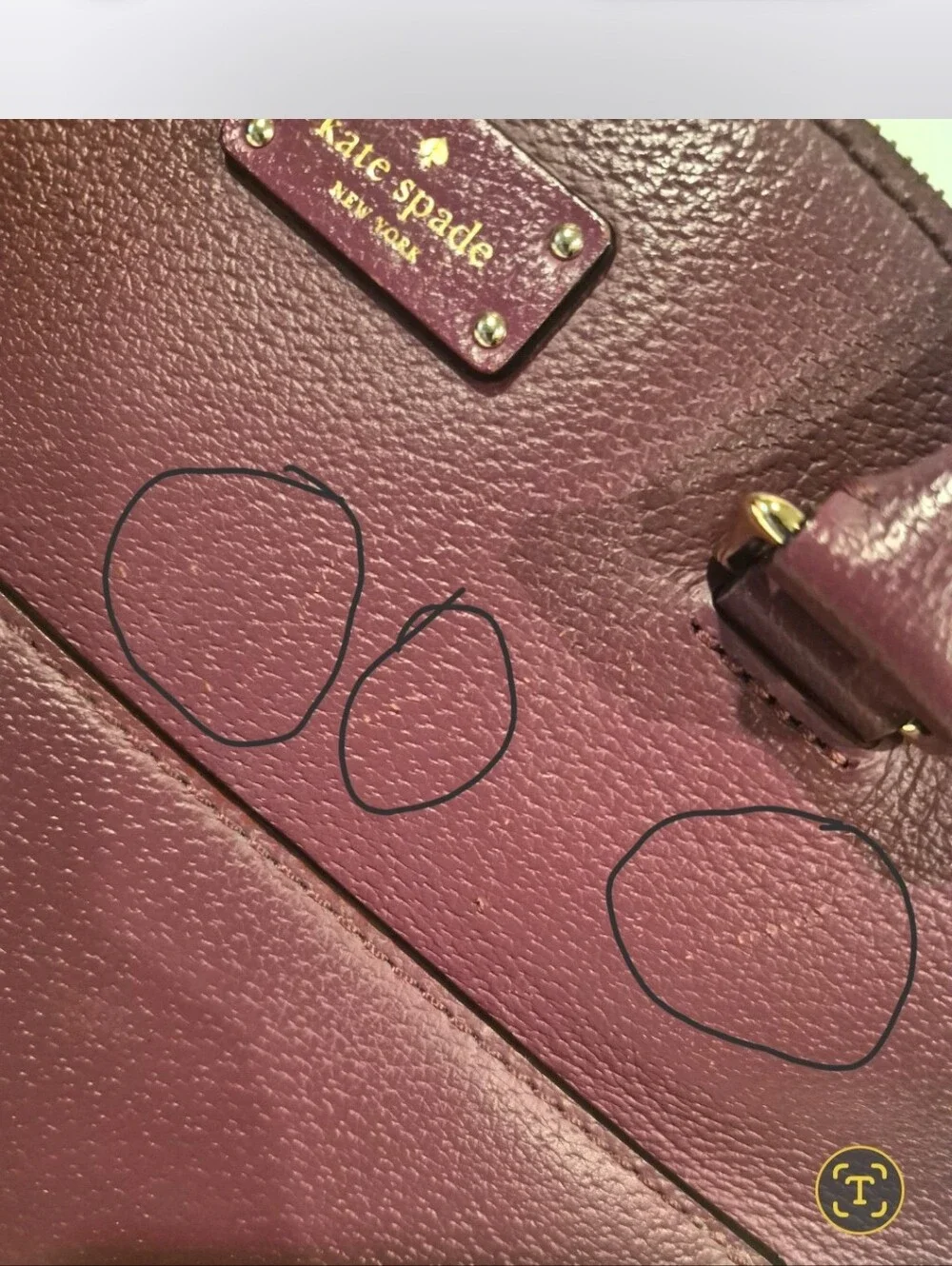 Kate Spade NY Grove Street Carli Pebbled Leather Domed Crossbody/Satchel